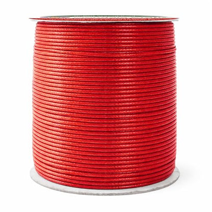 2mm Red Waxed Cord (327 Foot )