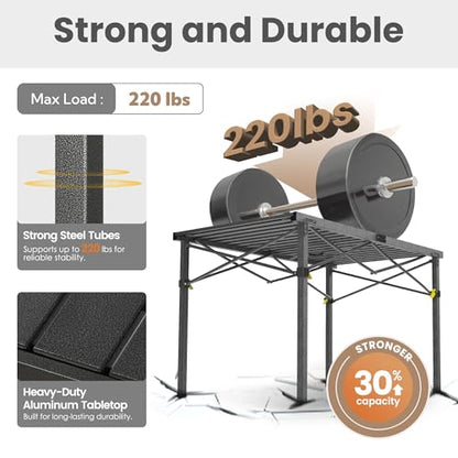 46.4" Large Camping Table for 2