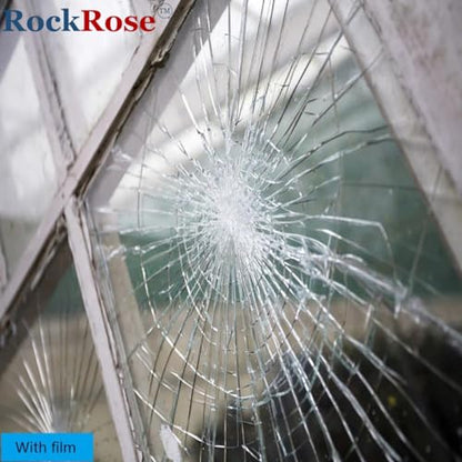 Clear Safety Security Window Film 4 Mil Shatterproof Glass Protection for Home and Office Break