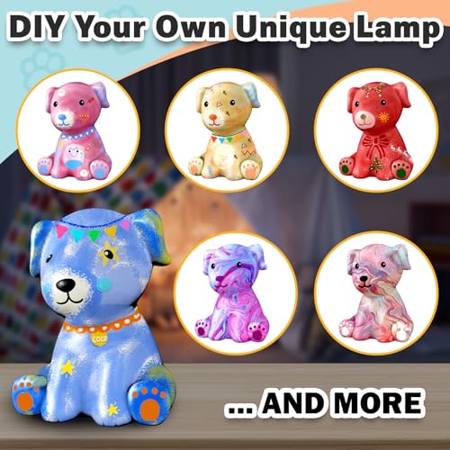 Paint Your Own Dog Lamp Kits