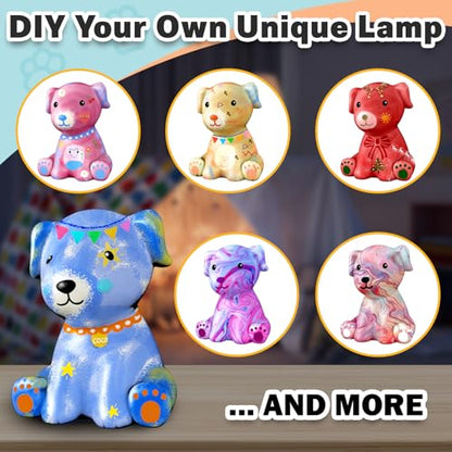 Paint Your Own Dog Lamp Kits