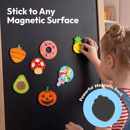 12 pcs Wooden Magnets (12 Count)