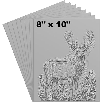 2 Pcs 8 x 10 Inch Linoleum Blocks for Printmaking