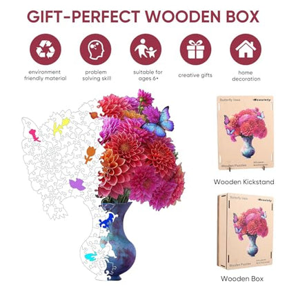 Wooden Jigsaw Puzzles 500 Piece (500 Count)