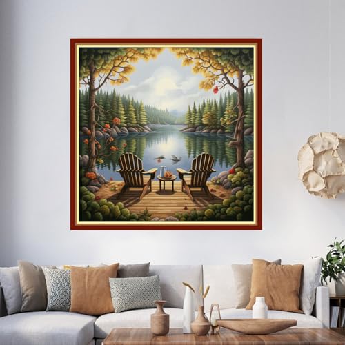 Beginners Cross Stitch Kits Stamped Full Range of Embroidery Kits for Adults DIY Cross Stitches kit Embroidery Patterns for Needlepoint kit