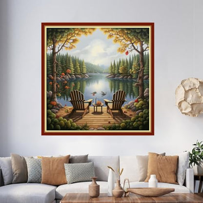 Beginners Cross Stitch Kits Stamped Full Range of Embroidery Kits for Adults DIY Cross Stitches kit Embroidery Patterns for Needlepoint kit