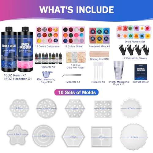 Epoxy Resin Kit for Beginners (32 Fl Oz)