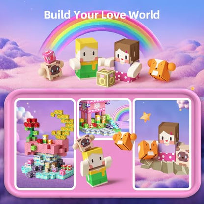 100PCS Magnetic Blocks Princess Building Toys for Girls Age 3+