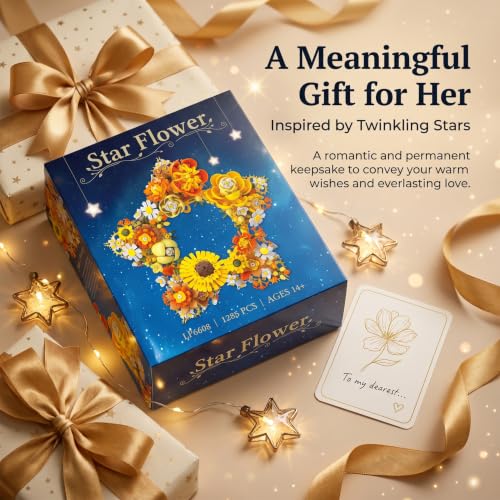 Botanicals Star Flowers Building Block Set