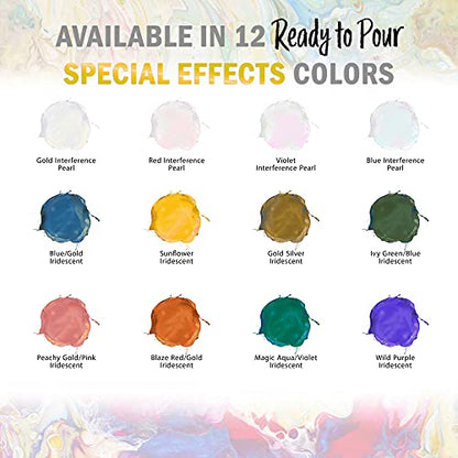 Pouring Masters Wild Purple Iridescent Special Effects Acrylic Pouring Paint (64 Fl Oz)