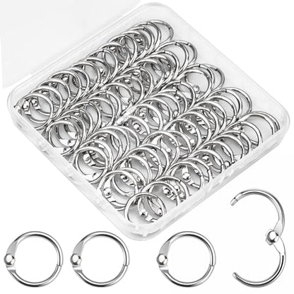 80 Pcs Metal Binder Rings (80 Count)