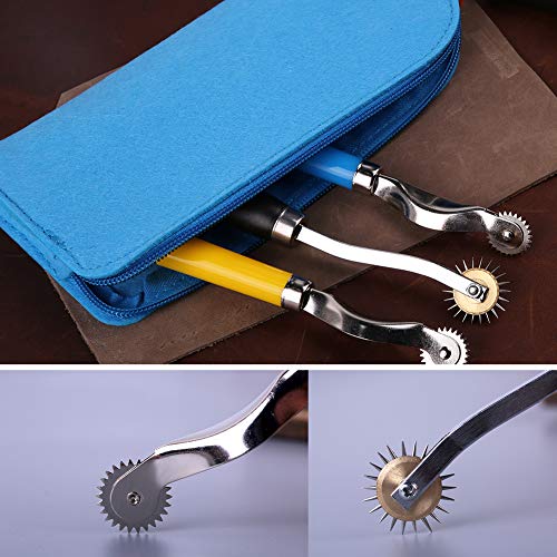 4 Pcs Tracing Wheel Sewing Tool with Packaging Bag (4 Count)