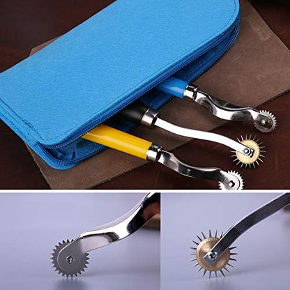4 Pcs Tracing Wheel Sewing Tool with Packaging Bag (4 Count)