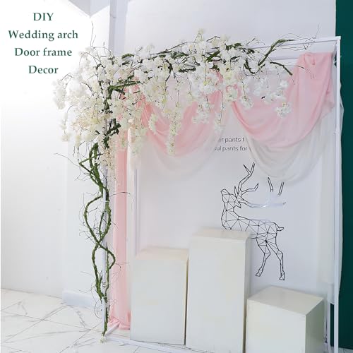 118" S Green Grapevine Garland Fake Tree Branches Willow Twigs