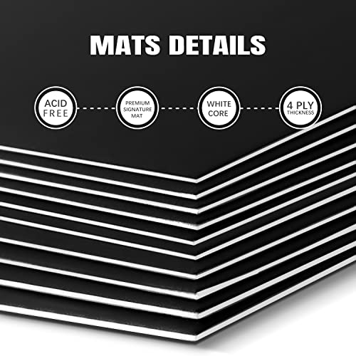 8.5x11 Uncut Picture Mat Boards (15 Count)