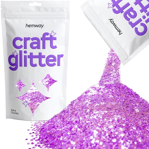 Craft Glitter Lavender Purple 100g Extra Chunky Glitter (3.5 Ounce)