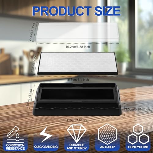 Double sided Diamond Sharpening Stone