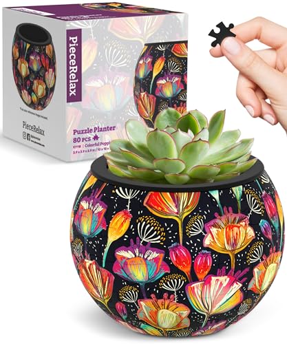 3D Puzzle Planter 80 Pieces