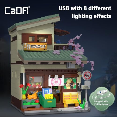 Japanese Style Cat Grocery Store House Building Set
