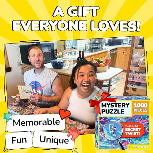 Jigsaw Puzzles 1000 Pieces with Storytelling Comics