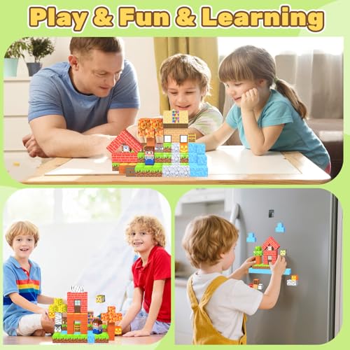 200PCS Magnetic Blocks (200 Count)