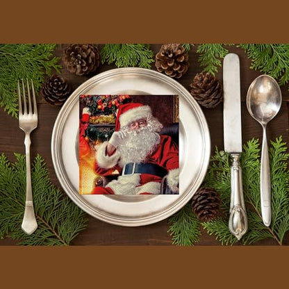 20 ct 13x13 Christmas Paper Decoupage Napkins (20 Count)