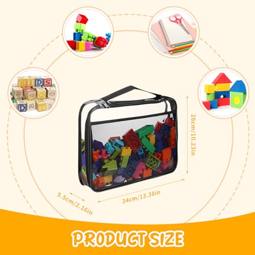 8 Packs Toy Storage Bags with Zipper (8 Count)
