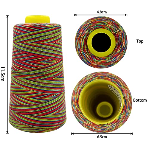 4 Cones of 3000 Yards Each Spool Thread for All Purpose