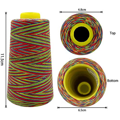 4 Cones of 3000 Yards Each Spool Thread for All Purpose
