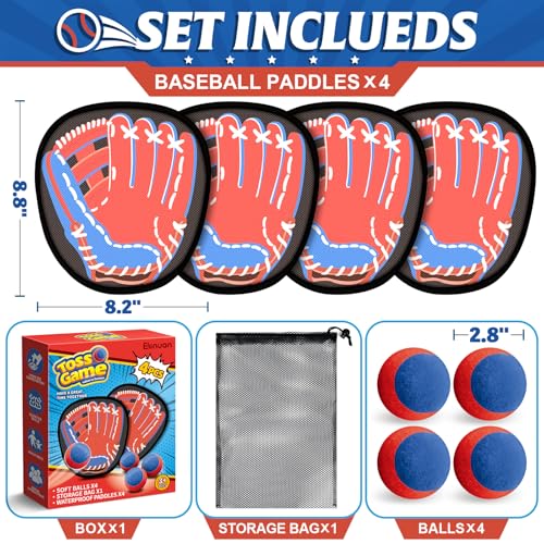 4 Packs Catch Ball Game Set (4 Count)
