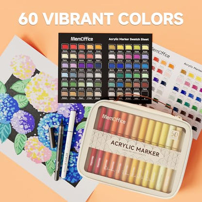 Acrylic Paint Markers (60 Count)