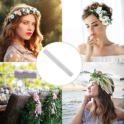 26 Gauge White Floral Wire Stem for Flower Arrangement Craft Supply