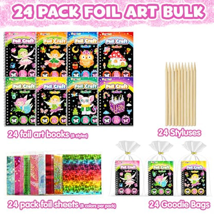 Foil Art Party Favors for Kids (24 Count)
