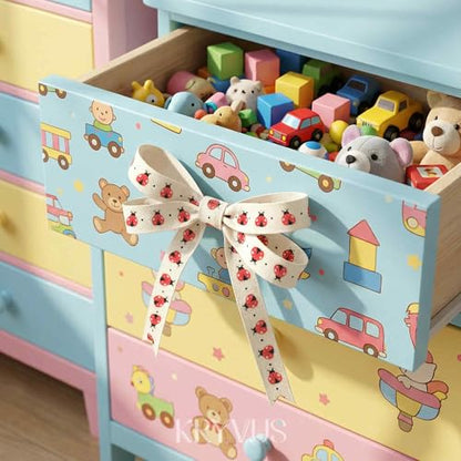 Ladybug Cotton Ribbon 3 (36 Foot)