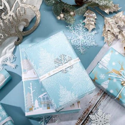 30 Inch Christmas Wrapping Paper Roll (100 Sq Ft)