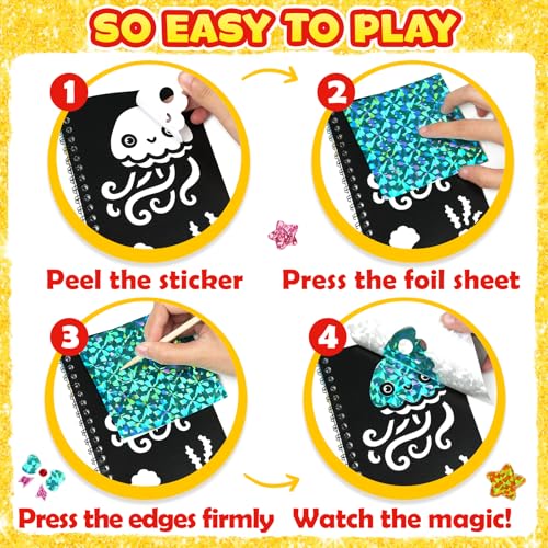 Foil Art Party Favors for Kids (24 Count)
