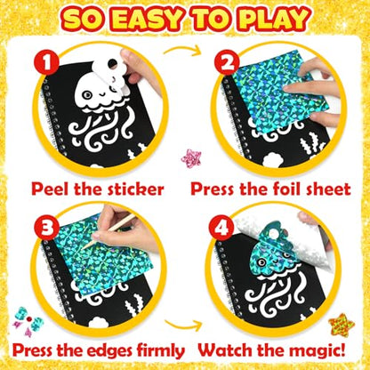 Foil Art Party Favors for Kids (24 Count)
