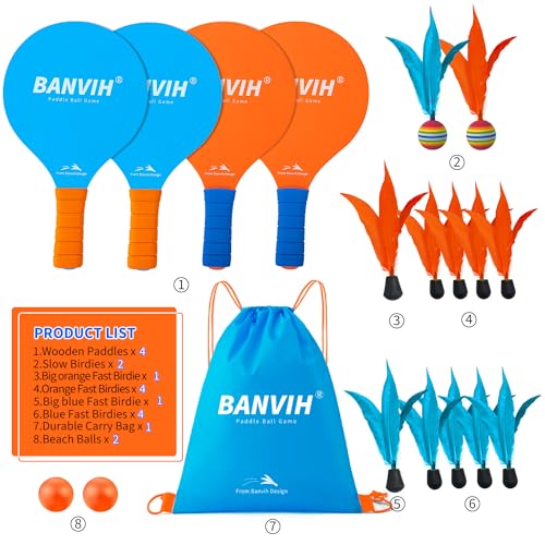 4 Racket Badminton Set