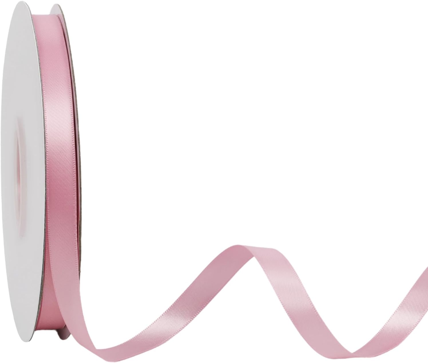 LaRibbons 3/8 Inch 50 Yard Double Faced Satin Ribbon,Rose Pink Small Satin Craft Fabric Ribbon for Gift Wrapping Floral Bouquets Wedding Party Decoration - Crafty Corner