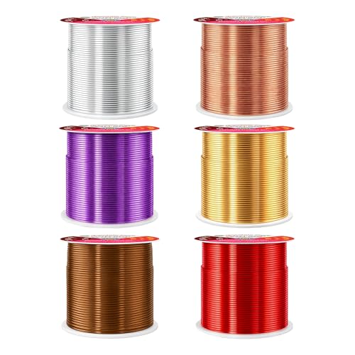20 GA Purple Brown Red Assorted Anodized Aluminum Craft Wire