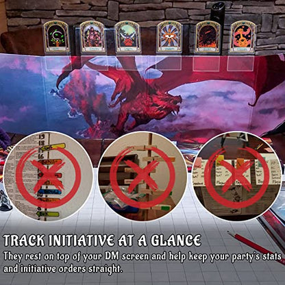 DND Initiative & Combat Tracker Set
