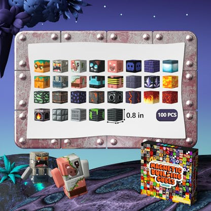 100PCS Magnetic Blocks