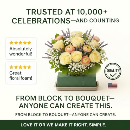 Florables Wet Floral Foam Blocks (3 Count)
