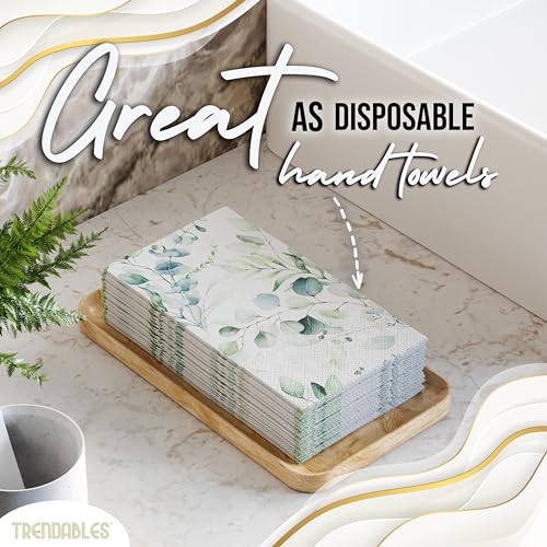 Eucalyptus Napkins for Decoupage 200 Pcs 3 Ply Paper Napkins (200 Count)