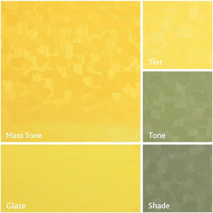 Tusc & Pine Artist Oil Paint - Luminous Yellow, 40 ml, Non-Yellowing, Rich & Creamy Consistency, Maximum Pigment Load, Small Batch Milled Oil Paints Made in the USA for Professional Artists