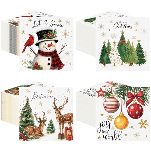 200 Pcs Christmas Napkins (200 Count)