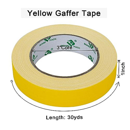 Yellow Gaffer Tape (90 Foot)