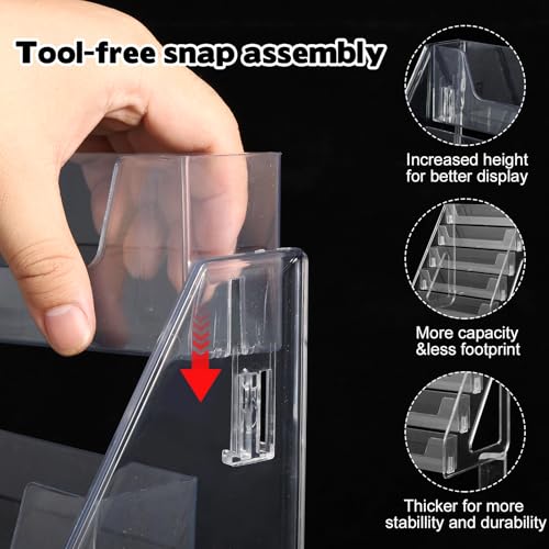5 Tier Acrylic Card Display Stand (20 Count)