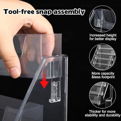 5 Tier Acrylic Card Display Stand (20 Count)