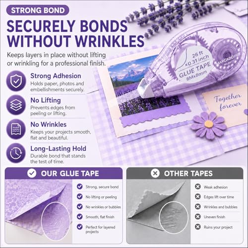 Glue Tape for Scrapbooking (4 Count)